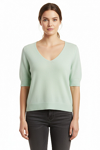 Brodie Cashmere Dámský Pulovr Kašmírový Zelený Vel. M