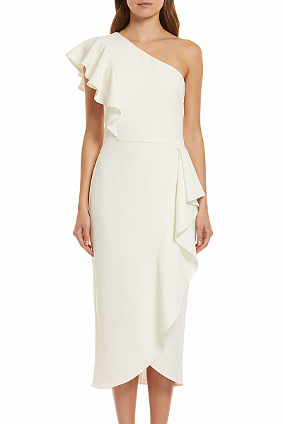 True Violette Dámské Bílé šaty Asymetrické Společenské Vel. EU 40