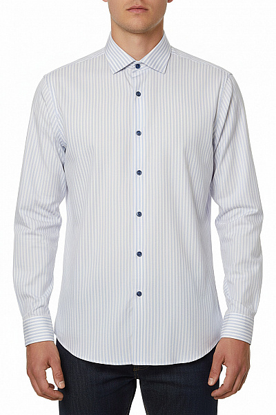 OLYMP Pánská Košile Modrá Vel. 40