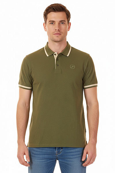 Pánské Tričko S Límečkem Zelené John Richmond Vel. L