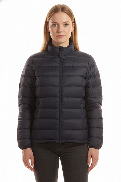 Dámská Bunda Modrá Vel. M