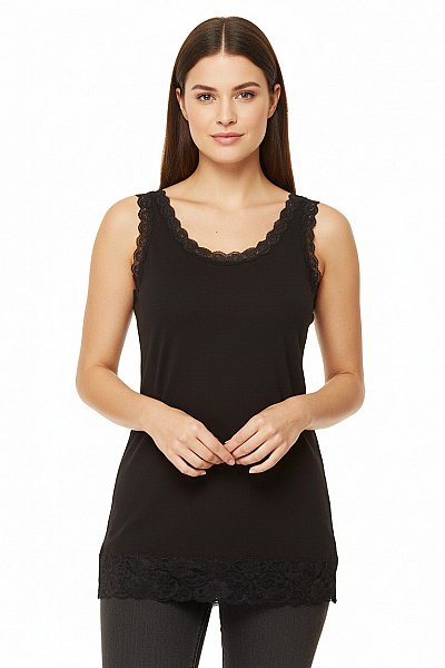 DreiMaster Dámské Tričko Černé Outlet Vel. L