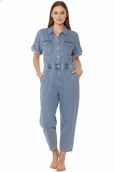 Blue Monkey Dámský Overal Modrý Vel. M