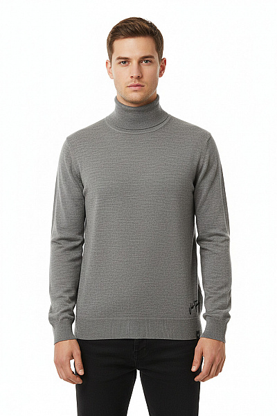 John Richmond Pánský Svetr Šedý Vel. M