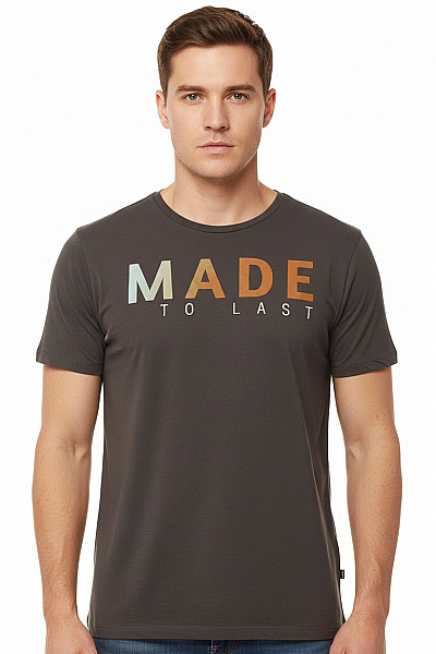 Pánské Tričko S Potiskem Šedé Camel Active Second Hand Vel. XL