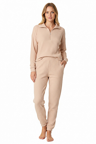 BRAVE SOUL Dámský Komplet Béžový Second Hand Vel. S