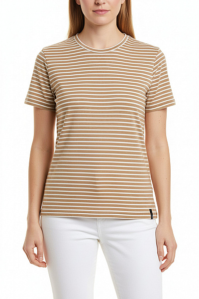 Dámské Tričko Hnědé Key Largo Second Hand Vel. L