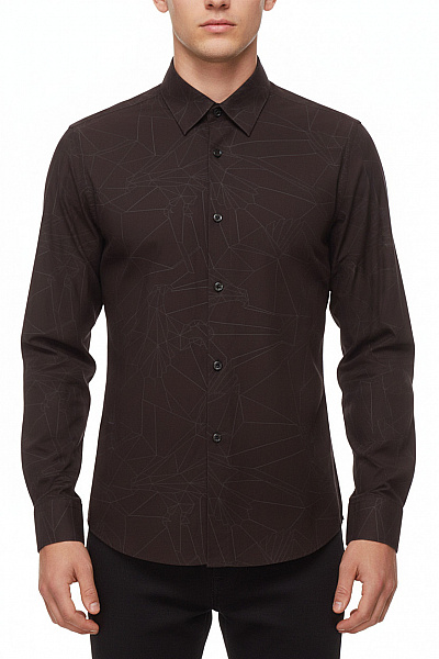 ARMANI Pánská Košile Černá Vel. S