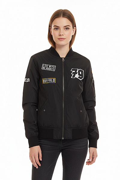 BUFFALO Dívčí Bunda Černá