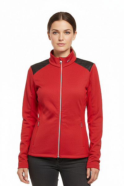 KJUS Dámská Mikina Rozepínací Růžová Vel. 38