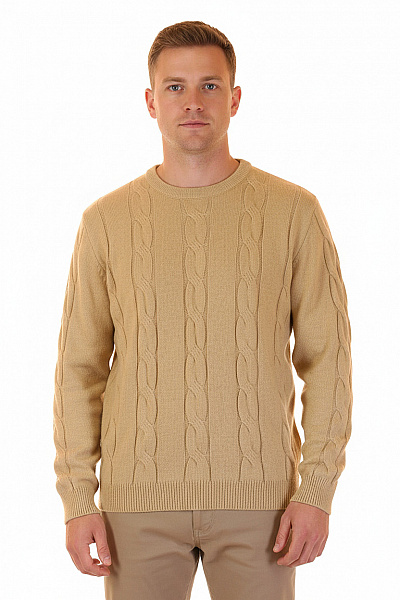 Pánský Svetr Béžový Vel. XL