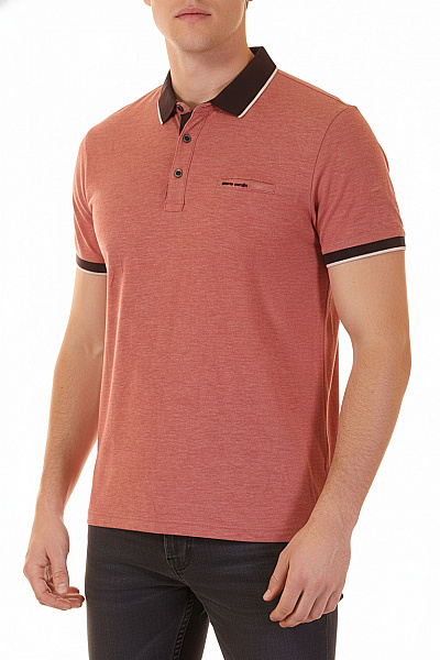 PIERRE CARDIN Pánské Tričko Červené Vel. XL