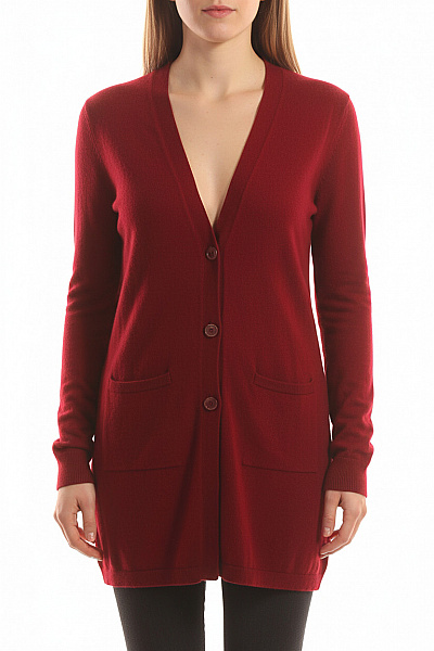 Dámský Cardigan Červený Vel. M