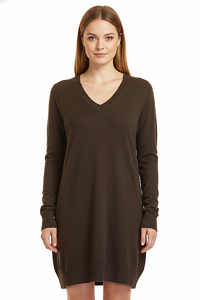  Šaty Pletené Zelené MANGO Vel. S