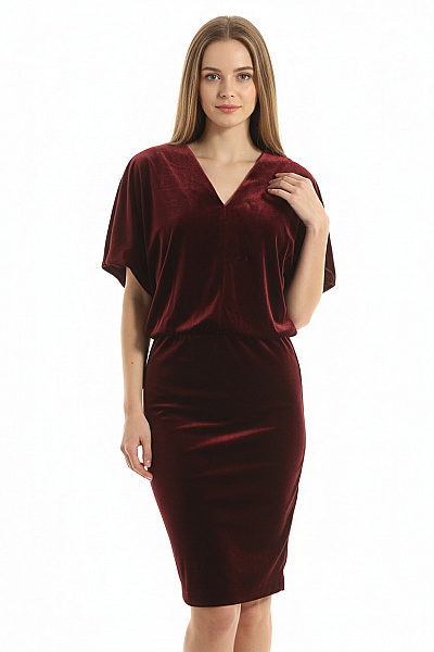 InWear  Šaty Pletené Vínová Vel. XS