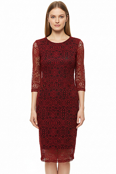 Šaty Červené SISLEY Vel. S