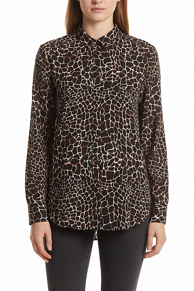 COMMA Vzorovaná  Halenka Černá Second Hand Vel. 36