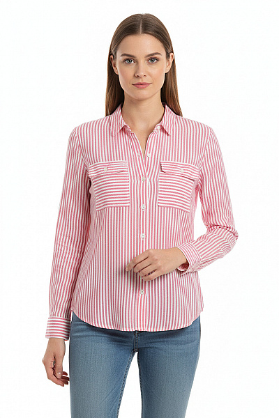 Dámská Košile Růžová Abercrombie&Fitch Vel. XS