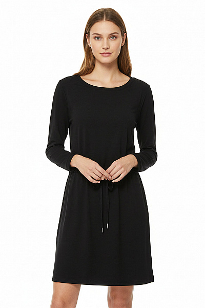 ONLY Tričkové  Šaty Černé Vel. 36