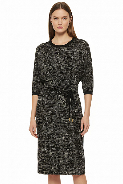 InWear Tričkové  Šaty Černé Vel. S