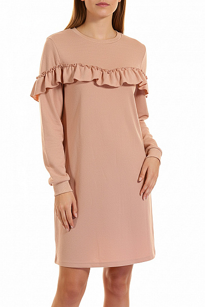 Bershka  Šaty Pletené Růžové Vel. S