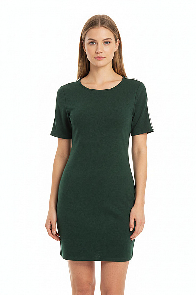 Missguided Tričkové  Šaty Zelené Vel. 40