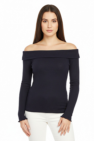 Dámské Tričko Modré Hollister Vel. M