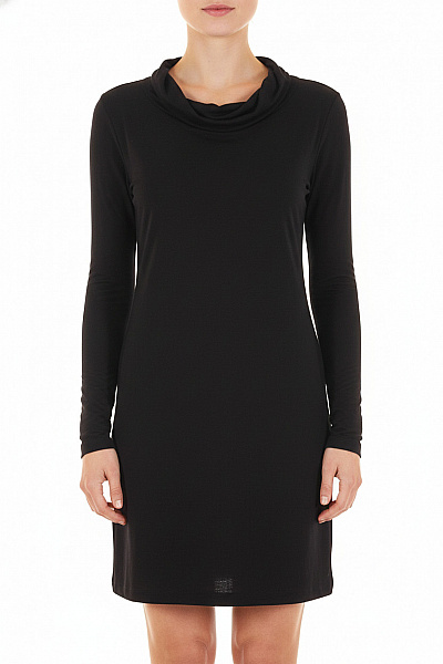 Tričkové  Šaty Černé InWear Second Hand Vel. L