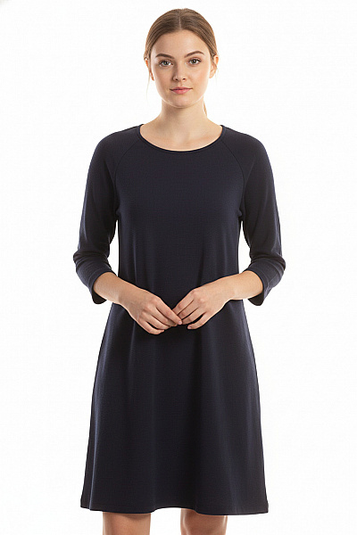 S.OLIVER  Šaty Pletené Modré Second Hand Vel. 36