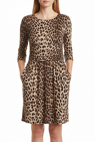 Tričkové  Šaty Béžové Dorothy Perkins Vel.  42