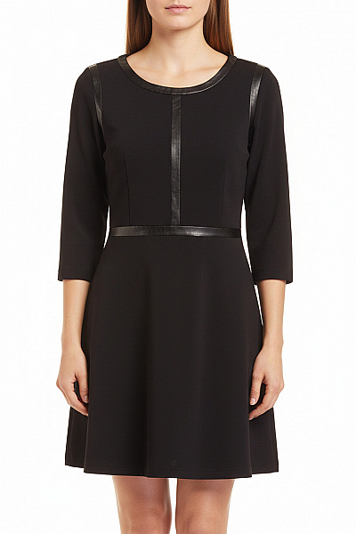 SISLEY Šaty Černé Second Hand Vel. L