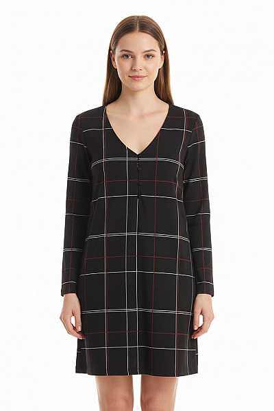 MANGO Tričkové  Šaty Černé Vel.  XS