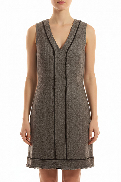 BANANA REPUBLIC Šaty Vlněné Šedé