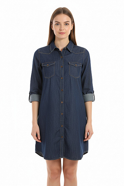 MANGO Šaty Modré Vel.  S