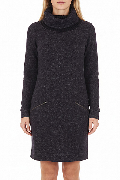 OBJECT  Mikinové Šaty Modré Vel. L