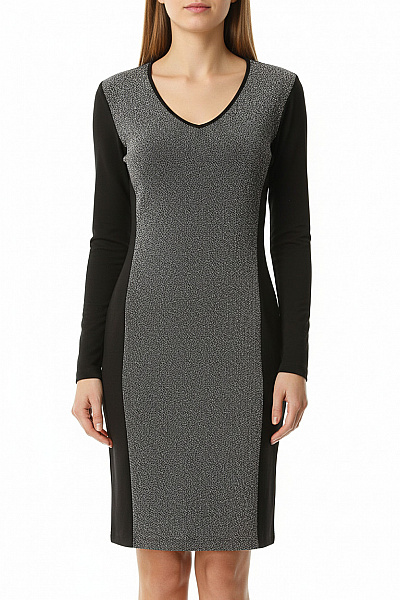 Pouzdrové šaty  Šaty Stříbrné Second Hand