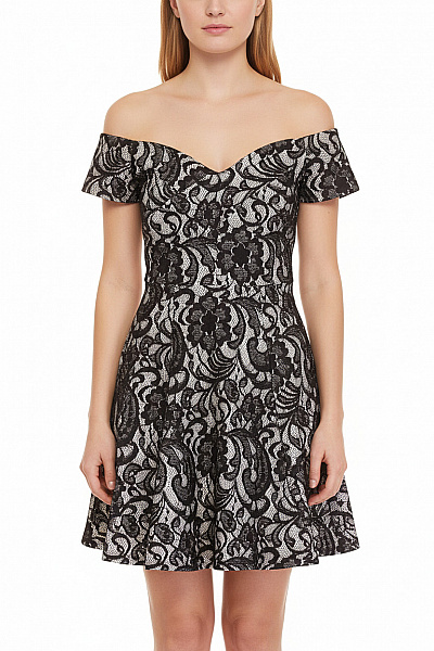 Společenské  Šaty Černobílé River Island Vel. 36