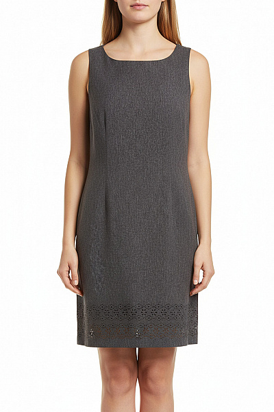 Pouzdrové šaty  Šaty Šedé Second Hand Vel. 40