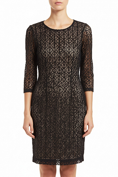  Šaty S Krajkou Černé NOA Vel. S