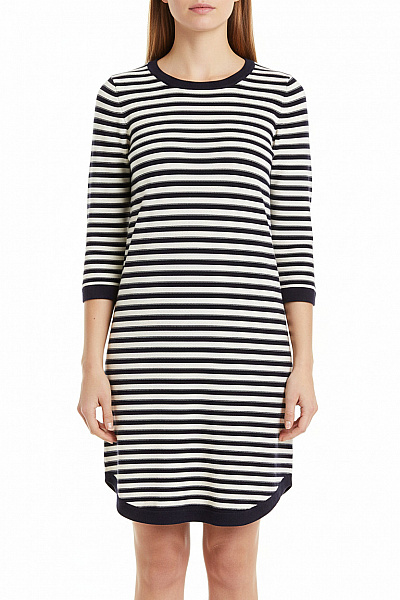 Tričkové  Šaty Modré OBJECT Second Hand Vel. S