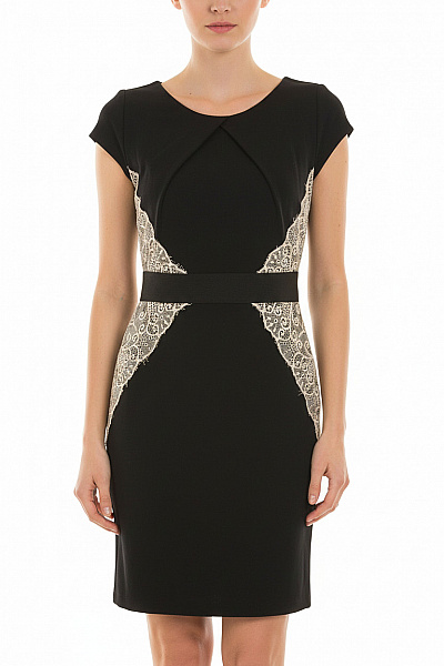 Little Mistress Pouzdrové šaty  Šaty Černé Second Hand Vel. 36