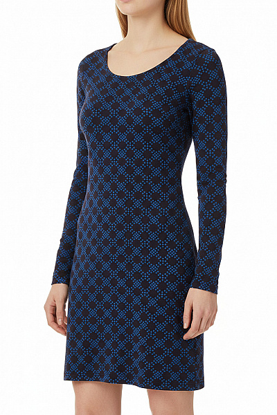 Tričkové  Šaty Modré BODEN Second Hand