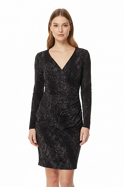 Tričkové  Šaty Černé MANGO Vel. S