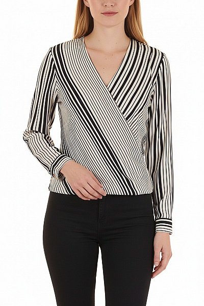 Vzorovaná  Halenka Bílá Next Vel.  44