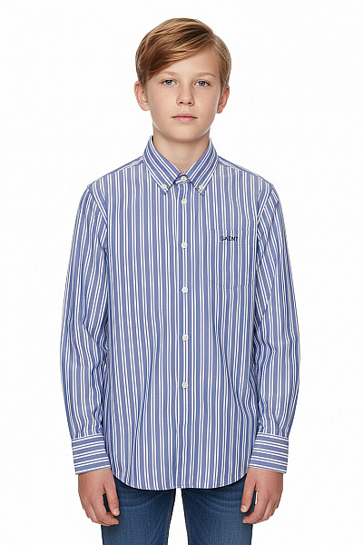 Chlapecká Košile Modrá GANT