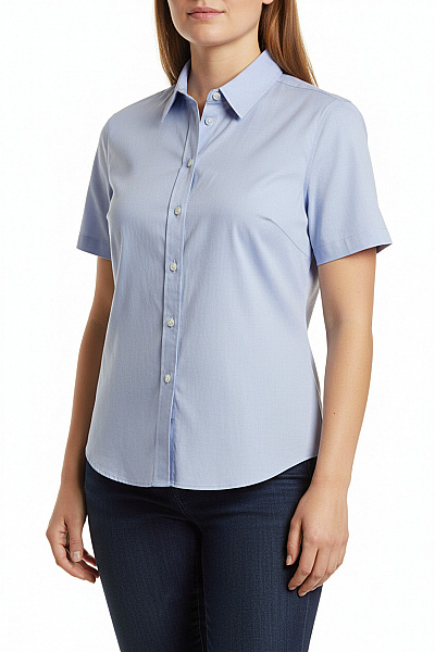 Dámská Košile Modrá Next Second Hand Vel.  48