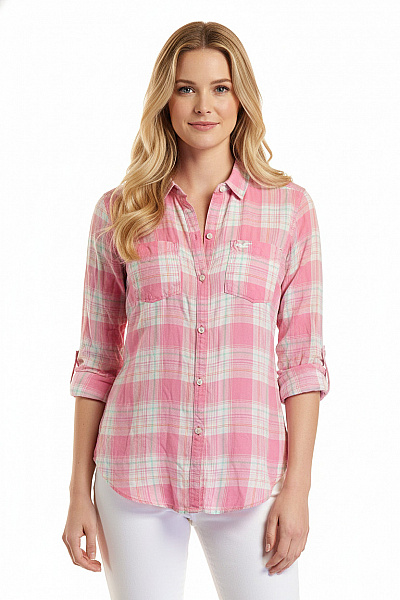 Hollister Dámská Košile Růžová Vel. L