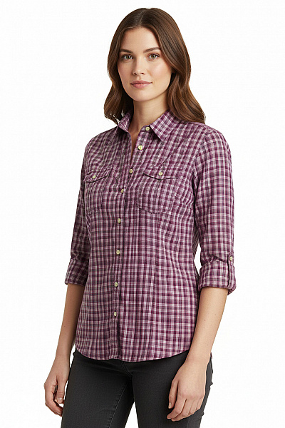 TOMMY HILFIGER Dámská Košile Fialová