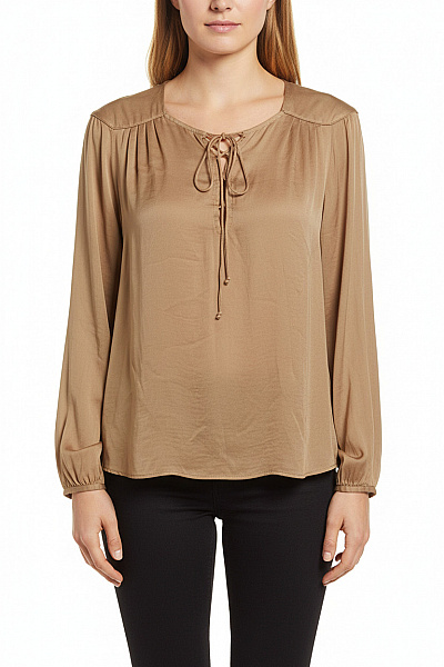 MANGO Společenská  Halenka Khaká Vel. M