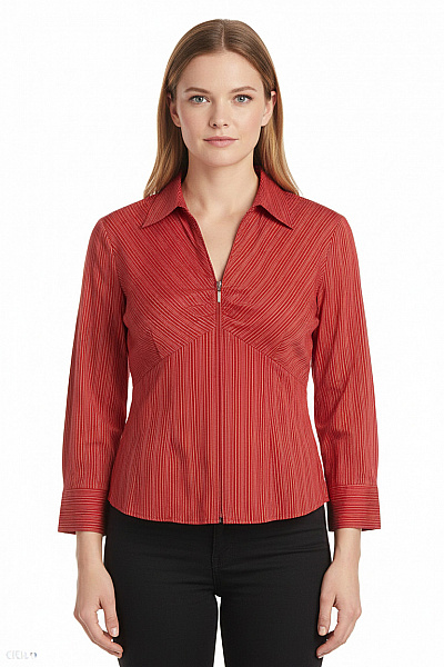 Vzorovaná  Halenka Červená Next Vel. 48